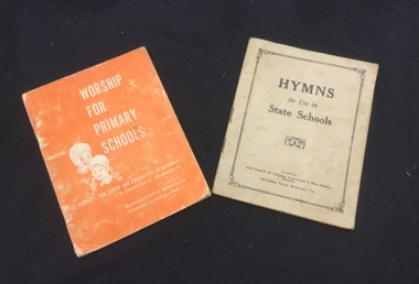Book, Worship for primary schools. Hymns for use in State Schools