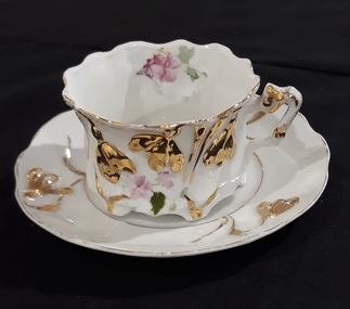 Cup and saucer, C1900