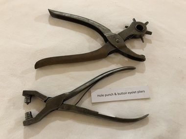 Hole Punch and Button Eyelet Pliers