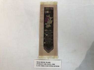 Bookmark, Circa 1890