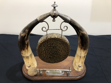 Dinner gong, C 1890