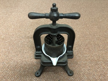 Fruit and Lard Press, Circa 1890