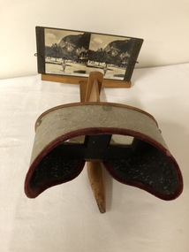 Stereoscope and Box of Stereographs