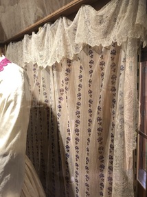 Shawl with carry bag, 1870's