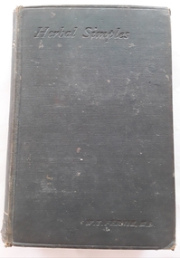 Book, W.T. Fernie, M.D., et al, Herbal Simples approved for Modern Use of Cure, 1914