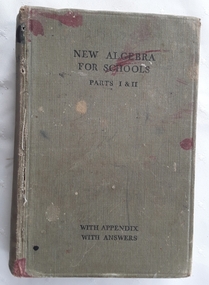 Grey hardcover textbook Parts 1 and 2 with Appendix and Answers