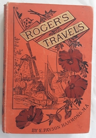 A orange covered fiction book about two boys and their travels overseas in Europe in the late 1800's. Has strong moral religious themes. 
