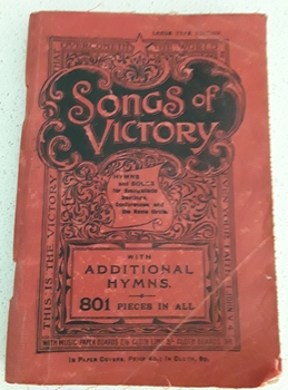 A collection of hymns and solos for use at varying religious gatherings.
