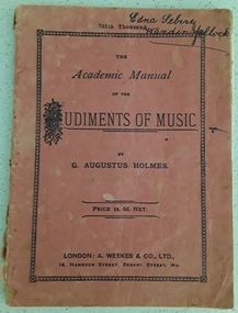 A music textbook for use by students for Music Examinations.