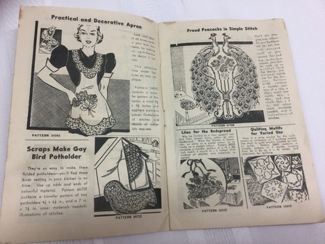 A small vintage needlework design booklet. 