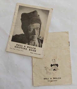 Booklet - Knitting Patterns, Ball & Welch, Ball & Welch Knitting Book, c.1940's