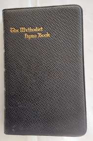 A small self patterned black vinyl covered The Methodist Hymn Book for Use in Australasia and New Zealand. 