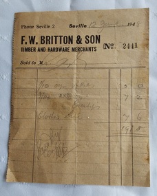 Pamphlet - Invoices and Guides, F.W. Britton & Son, Cherry Growing in Australia Fruit and Spraying Guide for the Home Gardener, 1948, 1950