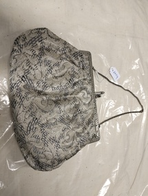 Accessory - Silver and gold brocade handbag - circa 1950s