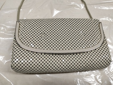 Accessory - Cream Glo-mesh handbag