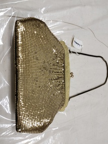 Accessory - 1960s Gold lurex evening bag, Oroton