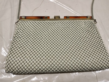 Accessory - Large Cream Glomesh Handbag