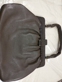 Accessory - Large brown handbag-c.1970s