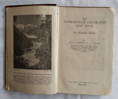 A brown hardcover textbook with black lettering on the spine with the title and author's surname. 