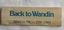 A white and blue long vintage paper matchbook from Wandin Victoria, Australia. 