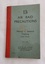 A small vintage blue covered book - Air Raid Precautions Manual of General Training.