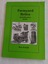 A green covered book with the title and author printed in black print with a large black and white illustration of old machinery used on farms in the past.