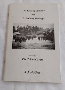 A white covered book with the title at the top and a black and white photograph of The Mafeking Day Procession in 1900. 