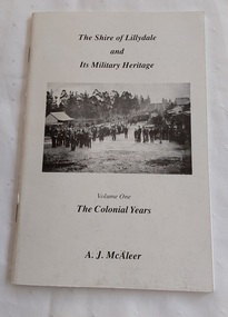 A white covered book with the title at the top and a black and white photograph of The Mafeking Day Procession in 1900. 