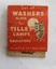 A small red cardboard matchbook style Set of Washers No 498 for Tilley Lamps and Radiators. 