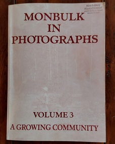 This volume 1 of a series of three titles has a pale pink front cover with a faint outline of a woman or child in the bush.