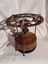 A vintage brass Primus Stove with operating knobs on both sides to turn the gas into vapour.