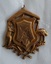 An antique Australian WW1 Commemorative 9c. rose gold fob medallion, engraved on the reverse for whom and when it was presented. 