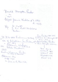 Document - Research Notes, Jill Sebire