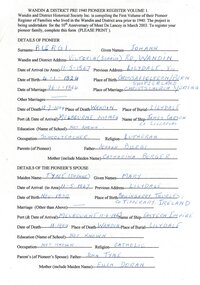 Document - Pioneer Register, 03.2003