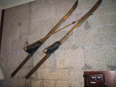 Skis, boots and stocks