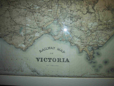 Map, "Railway Map of Victoria"
