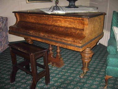 Piano and stool