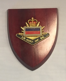 Memorabilia - Presentation Plaque, 2/6 Aust. Inf. Bn