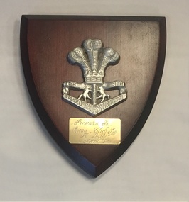 Plaque - Presentation Plaque, Prince of Wales Light Horse