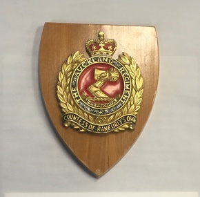 Plaque - Pesentation Plaque, The Auckland Regiment