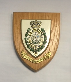 Plaque - Presentation Plaque, Royal Regiment of Fusiliers