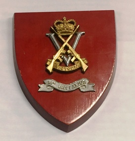 Plaque - Presentation Plaque, 22nd Battalion Royal Victorian Regiment