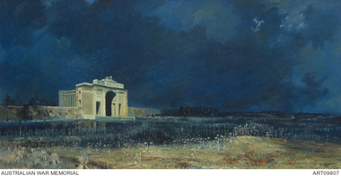 Print - Reproduction, framed, The Menin Gate at Midnight