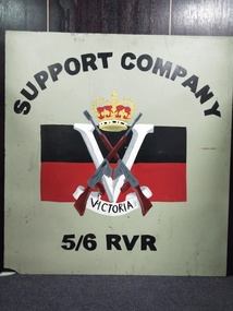 Sign, Support Company 5/6RVR