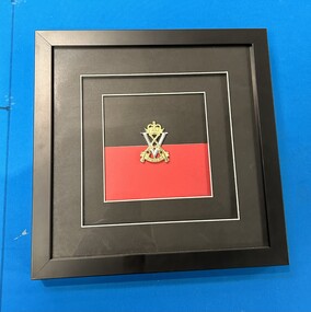Award - Framed Colour Patch and Badge, 5/6 RVR