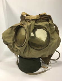 Equipment - Field Equipment, WWI Gas Mask, c.1916-1918