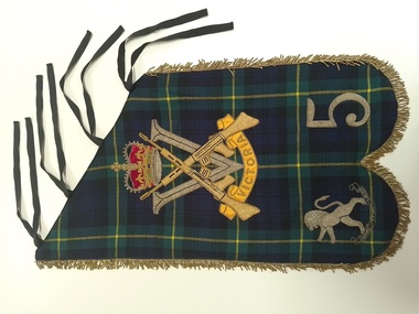 Flag - Banner Piper 5 RVR Pipe Major, 1972