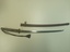 Side view of sword Knot and scabbard