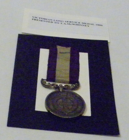 Medal - Victorian Long Service Medal 1880, T.A. McWinney, c. 1880
