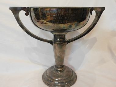 Award - Trophy, Presented by Marquess G.T Fitz Gerald's S.Ladies Committee 1927-1928 for annual competition Citizen Force Tug of War 1928 59th Battn 1929 59th Battn 1930 5th Battn